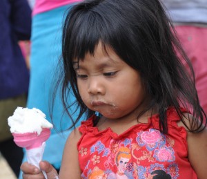 An ice-cream a day makes me cute all the way! An ice-cream a day makes me cute all the way!