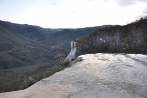 Petrified cascades of Hirve el Agua, Oaxaca Petrified cascades of Hirve el Agua, Oaxaca