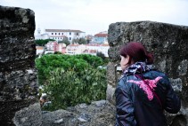 Looking out over the city