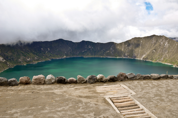 The Quilotoa Crater Lake