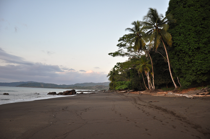 This beach was next to our cabins. Jealous ?