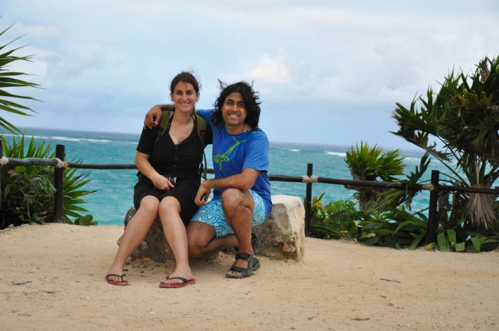 Was windy at the ruins - got horns!