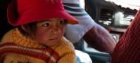Andean girl in Colca Valley